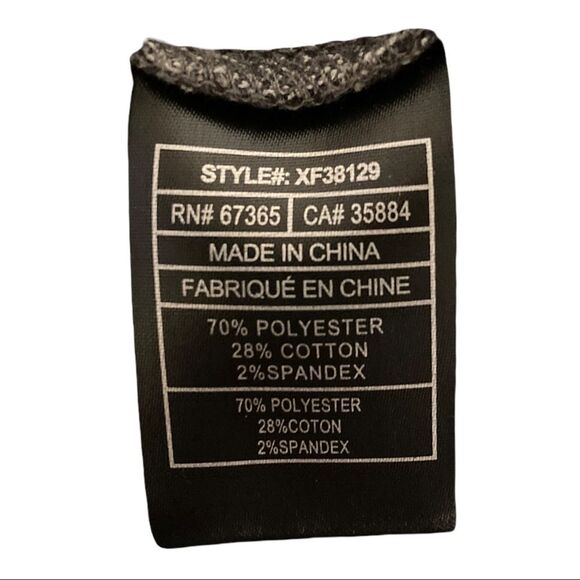 Jack by BB Dakota Gray Leopard Print Dress sleeveless size 1X - Picture 8 of 9